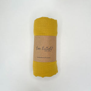 Mustard Muslin Wrap